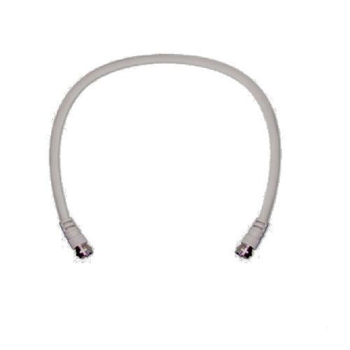 950602Wilson Electronics 950602 Coaxial Cable, F-Male to F-Male Connectors, 2 ft L, White