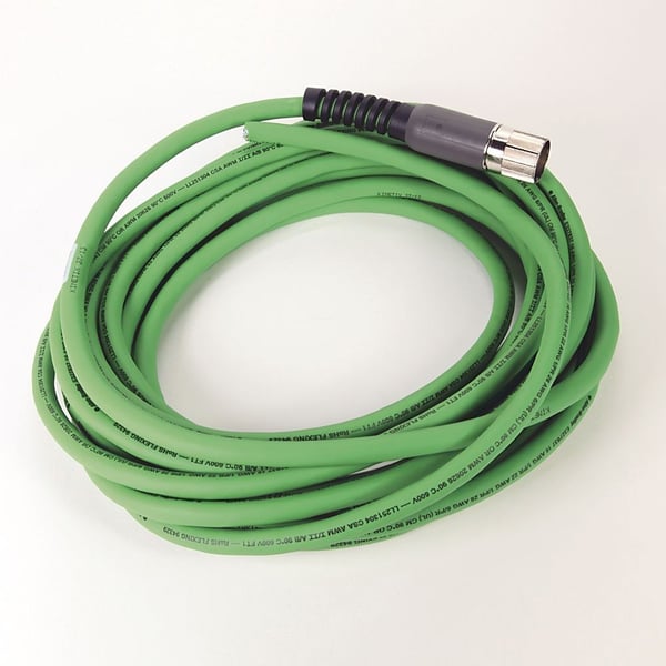 2090-CFBM7DF-CDAF09Allen-Bradley, 2090-CFBM7DF-CDAF09, SpeedTEC Cable, Motor Feedback Only, SpeedTec DIN Connector, Drive-end, Flying-lead, Incremental Encoder Type, Continuous-Flex, 9 Meters