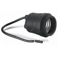 Wiring Device-Kellems RL124 Standard Lamp Holders and Socket, 660 W, 250 VAC, 2.64 A, Medium Incandescent Lamp