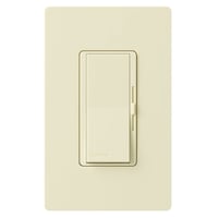 DVF-103P-IVDiva® DVF-103P-IV 3-Way 3-Wire Designer Style Dimmer Switch, 120 VAC, 8 A, 1 Pole, Ivory