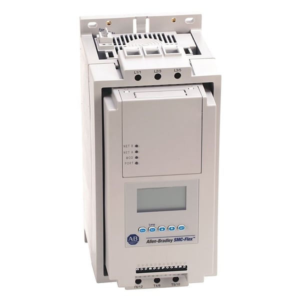150-F625NBEBAllen-Bradley 150-F625NBEB SMC-Flex, Solid State Controller, Open, 625 A, 500 Hp @ 460V AC, Input Volt.: 200...480V, Control Volt.: 100...120V AC, Pump Control Option
