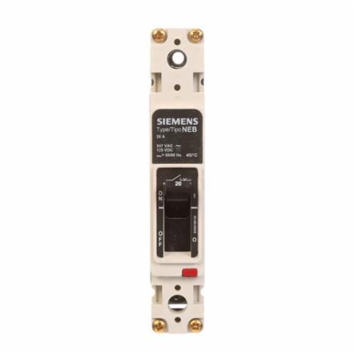 NEB1B020BSiemens NEB1B020B Type NEB Low Voltage Molded Case Circuit Breaker, 347 VAC, 20 A, 35 kA Interrupt, 1 Poles, Thermal/Magnetic Trip