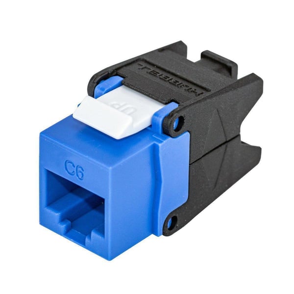 PREMISE WIRING HJU6B Cat 6 UTP Cobra-Lock Modular Jack, Cat 6 RJ-45 ...