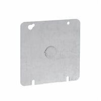 TP572Crouse-Hinds Thepitt® TP572 Blank Square Box Cover, 4-11/16 in L x 4-11/16 in W x 0.06 in D, Steel