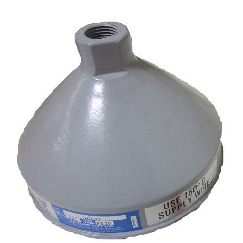 Crouse-Hinds VDA12 Pendant Body, For Use With Vaporgard™ VDA12GP 200 W A23 PS25 Incandescent Luminaires, 1/2 in Hub Size, NEMA 3/3R Enclosure, Copper-Free Aluminum