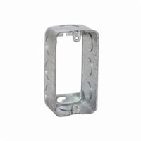 665RACO® 665 Extension Ring Handy Box, Steel, 13 cu-in, 1 Gang, 1 Outlet, 6 Knockouts