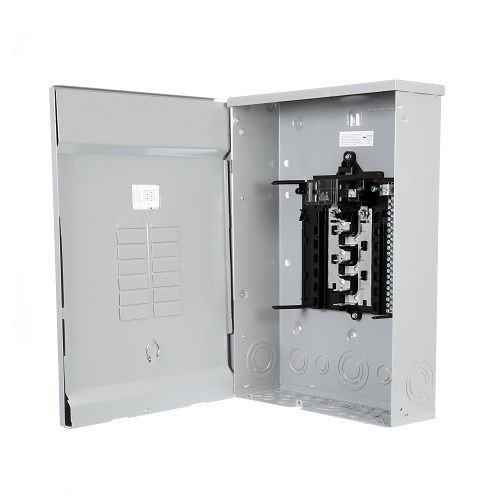Siemens SW1224B1100 ES Series Single Phase Main Breaker Load Center, 120/240 VAC, 100 A, 22 kA Interrupt
