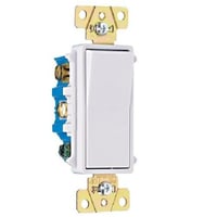 Pass & Seymour® TradeMaster® TM874W Radiant® 4-Way Decorator Switch, 120/277 VAC, 15 A