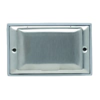 Pass & Seymour® WPH26 Dustproof Wallplate Cover, 1 Gangs, 2-3/4 in H x 4-1/2 in W, Stainless Steel, Stainless Steel