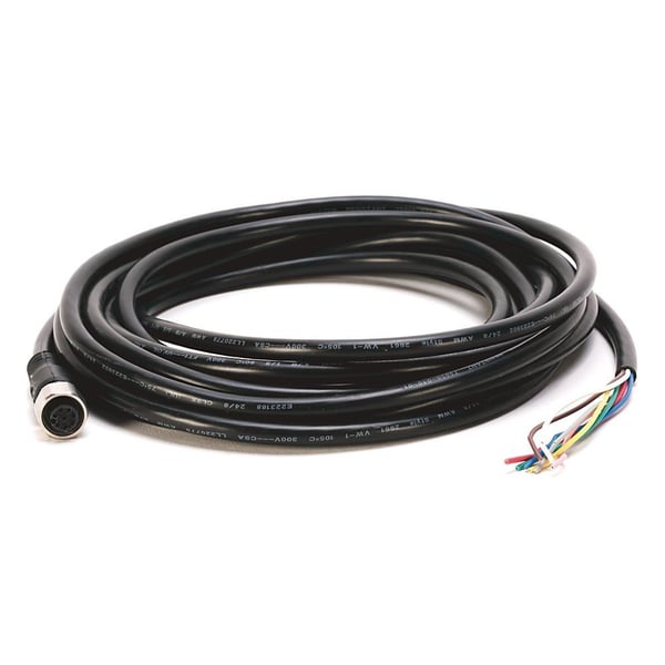 889DS-F8AB-5Allen-Bradley 889DS-F8AB-5 DC Micro (M12), SS Hdwre, Female, Straight, 8-Pin, PVC Cable, Black, Unshielded, IEC Color Coded, No Connector, 5 meter (16.4 feet), 24AWG