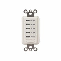 EI210LAIntermatic® EI210LA EI200 Auto Shut-Off In-Wall Electronic Countdown Timer, 10/20/30/60 min Setting, 120 VAC, 1/2 hp, 1NO/SPST Contact, 1 Poles