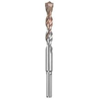 Black+Decker® DW5235 2-Cutter Premium Percussion Masonry Drill Bit, 1/2 in Drill Bit, 3/8 in Round with 3-Flat Shank, 4 in D Cutting, Carbide Cutting Edge, 6 in OAL