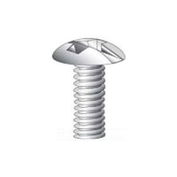 Minerallac® 52232J Combination Machine Screw, #6-32, 2 in OAL, Steel, Round Head, Zinc Plated, Phillips®/Slotted Drive