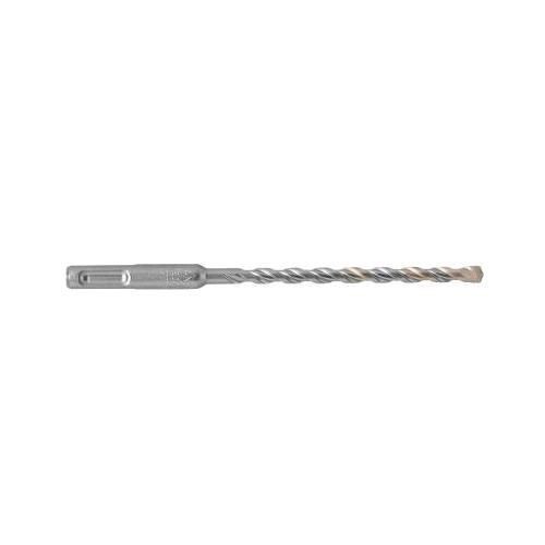 Milwaukee® M12™ 48-20-7411 2-Cutter Heavy Duty Rotary Hammer Drill Bit, 3/16 in Drill Bit, 25/64 in SDS Plus® Shank, 4 in D Cutting, Carbide Cutting Edge, 6 in OAL