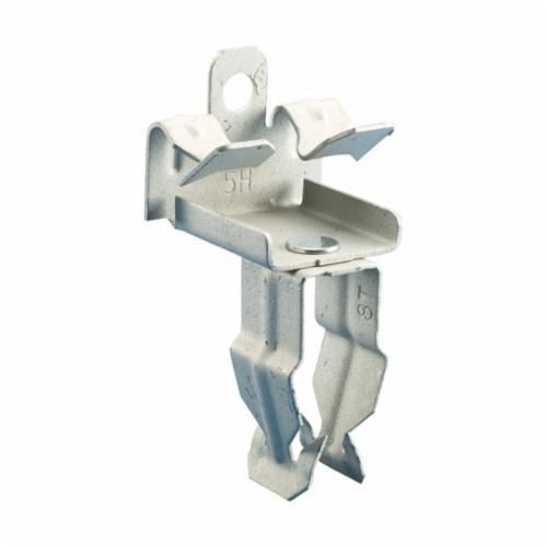 nVent ERICO 12P58 Conduit to Flange Clip, 3/4 in Conduit, 25 lb Load, 0.866 to 1.181 in OD, Spring Steel
