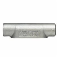 EATON Crouse-Hinds Condulet® 470G Form 7 Wedgenut Cover With Neoprene Integral Gasket, 1-1/4 in Hub, For Use With Condulet® Rigid Conduit Bodies, Sheet Steel, Electro-Galvanized/Aluminum Acrylic Painted