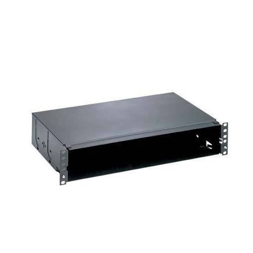 Panduit® Opticom® FMT2 Standard Fiber Optic Tray, 17.16 in W x 11.16 in D, For Use With CFAPPBL2 Fiber Adapter Patch Panel, QuickNet™ Fiber Optic Cassette and FMP Adapter Panel, Steel