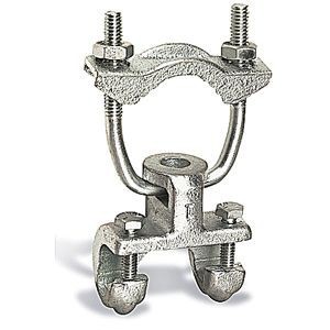 6212Thomas and Betts, Cable Ground Clamp, Swivel Tray Clamp, 1 to 1-1/4 Inch, Malleable Iron, 10/Pack