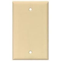 EATON Arrow Hart™ 2129V-SP-L 2000 Standard Blank Wallplate, 1 Gangs, 4-1/2 in H x 2-3/4 in W, Thermoset, Ivory