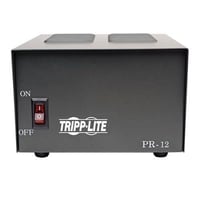PR12Tripp Lite PR12 AC to DC Conversion Precision Regulated DC Power Supply, 120 VAC Input, 13.8 VDC Output, 166 W Power Rating, 12 A, Benchtop Mount