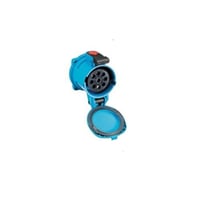 MELTRIC 17-64200 DN20C Multi-Pin Female Receptacle, 220/250 VDC, 20 A, 20 Poles, Blue