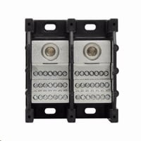 16372-2Bussmann® Magnum® 16372-2 Barrier Terminal Power Distribution Block, 600 VAC/VDC, 310 A, 2 Poles, 6 AWG to 350 kcmil Wire, Thermoplastic
