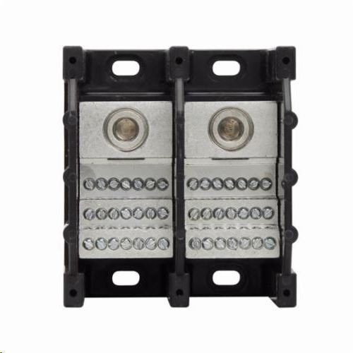 16372-2Bussmann® Magnum® 16372-2 Barrier Terminal Power Distribution Block, 600 VAC/VDC, 310 A, 2 Poles, 6 AWG to 350 kcmil Wire, Thermoplastic
