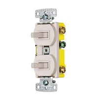 RC101LAWiring Device-Kellems homeSELECT™ Traditional 2-Position Combination Toggle Switch, 15 A at 120 VAC, 1 Poles