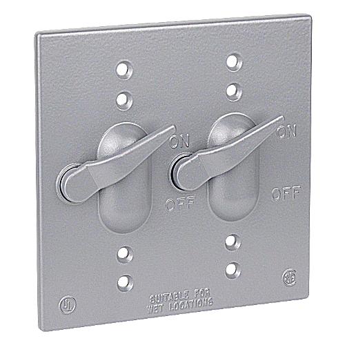 Data-Spec SheetRed Dot® Dry-Tite™ 2CCT Weatherproof Receptacle Cover, Die Cast Aluminum