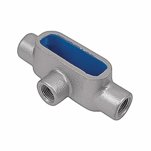 T27SA-GOcal® OCAL-BLUE® T27SA-G Type T Conduit Body With Cover, 3/4 in Hub, Form 7 Form, Aluminum, PVC Coated