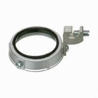 459Arlington 455 Metal Threaded Ground Bushing With Dual Rated Al/Cu C-Clamp Grounding Lug, 2 in Trade, 14 AWG Wire Min, 2 AWG Wire Max, Die Cast Zinc