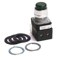 800T-QBH2GG1Allen-Bradley 800T-QBH2GG1 30.5mm Type 4/13 Mom. Contact PB-Illum., Green, Ext. Hd w/o Guard, LED, 12-130V AC/DC, 2 N.O. - 2 N.C.