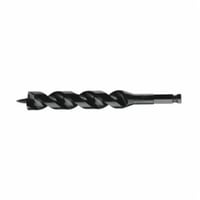 35-810IDEAL® NAILBITER™ 35-814 Premium Short Ship Auger Bit, 7/8 in Dia, 7-1/2 in OAL, 5 in L Dual Helix Flute, 7/16 in Shank