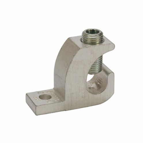 GLA-250NSI GLA-250 Dual Rated Lay-In Mechanical Terminal Lug, 6 AWG to 250 kcmil Aluminum/Copper Conductor, 3/8 in Stud, 1 Bolt Holes, Aluminum