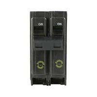 TQ2115GE Q-Line® TQ2115 Type TQ Special Purpose Circuit Breaker, 240 VAC, 15 A, 10 kA Interrupt, 2 Poles, LI/Non-Interchangeable/Internal Common/Thermal Magnetic Trip