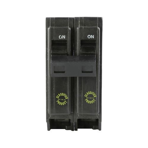TQ2115GE Q-Line® TQ2115 Type TQ Special Purpose Circuit Breaker, 240 VAC, 15 A, 10 kA Interrupt, 2 Poles, LI/Non-Interchangeable/Internal Common/Thermal Magnetic Trip