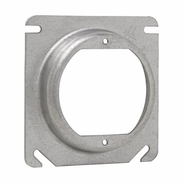 TP483Crouse-Hinds Thepitt® TP473 Box Cover With 2-3/4 in Ears, 4 in L x 4 in W, Open/Raised Surface Cover, Steel