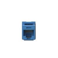NK6X88MBU-QPanduit® NetKey® NK6X88MBU-Q Punch-Down Unshielded Jack Module, Keystone Cat 6A 8-Position Module, Surface Mount, ABS/Polycarbonate, Blue