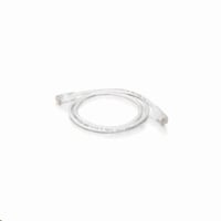 Quiktron® 576-125-014 Value Booted Patch Cord, Cat 6, 24 AWG Solid Copper Conductor, Male RJ45 Connector, 14 ft L Cord, White