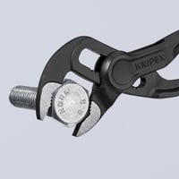 87 00 100 SBAKnipex® Cobra® XS 87 00 100 SBA Pipe Wrench and Water Pump Plier, 28 mm Nuts/Pipes Nominal, Serrated Jaw, 100 mm OAL