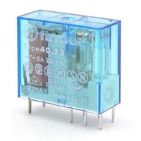 40.52.9.024.0000Finder® 40.52.9.024.0000 40 Series Miniature Standard General Purpose Relay, 8 A, 2CO/DPDT Contact, 24 VDC V Coil