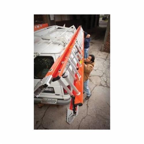 D6240-2WERNER® D6240-2 D6200-2 Flat D-Rung Extension Ladder, 40 ft OAL, ANSI Code: A14.5, 300 lb Load, Fiberglass, 12 in Adjustable Increments