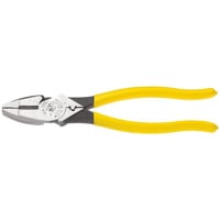 Klein® D213-9NE-CR New England Nose Lineman's Plier, 1-19/32 in L x 1-1/4 in W x 5/8 in THK Steel Jaw, Crosshatch Knurled Jaw Surface, High Leverage Cut, 9.34 in OAL