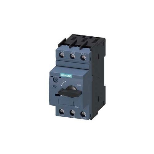 3RV20211KA10Siemens SIRIUS 3RV20211KA10 Type 3RV2 Motor Protection Circuit Breaker, 690 VAC, 9 to 12.5 A, 6 kA Interrupt, 3 Poles, Thermal/Magnetic Trip