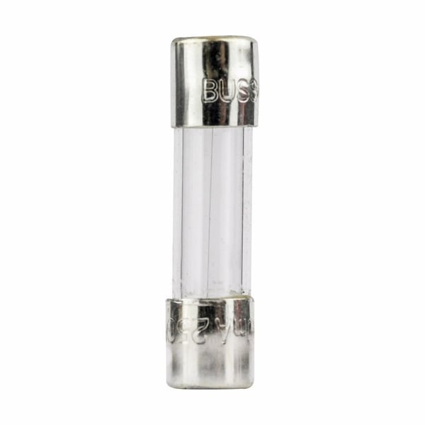 S500-2-RBussmann® S500-2-R Fast Acting Fuse, 2 A, 250 VAC, 35 A Interrupt, Cylindrical Body
