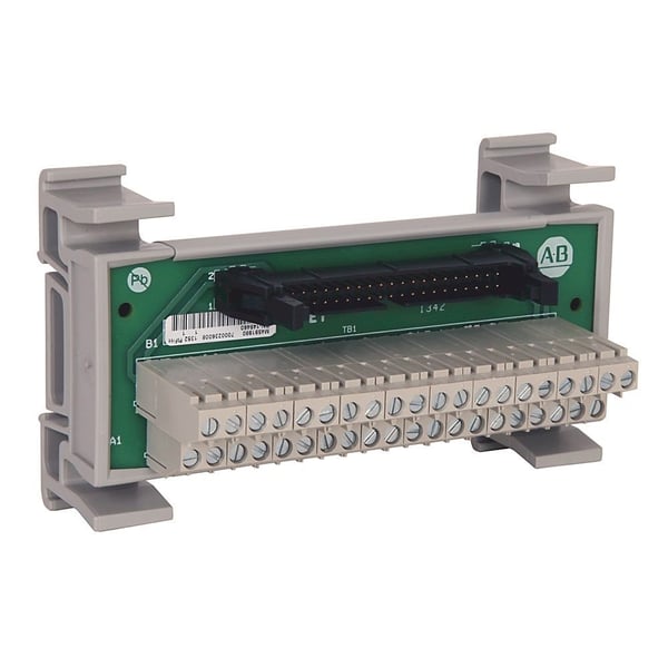 1492-IFM40F-FS120-4Allen-Bradley 1492-IFM40F-FS120-4 40-Point Isolated Fusible Digital IFM, 5 x 20mm Fuse Clips, 120V AC/DC Blown Fuse Indicators, 4 Terminals per Output, Digital Interface Module