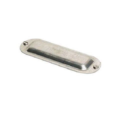O-Z/Gedney BS350S BS-S Domed Conduit Body Cover, 3-1/2 to 4 in Hub, For Use With Malleable Iron Conduit Body Opening, Steel, Natural
