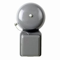 55-6G5Edwards Signaling™ 55-6AM Single Magnet Vibrating Bell, 8 VAC/6 VDC, 0.8/1 A, 84/74 dB, 6 in Gong
