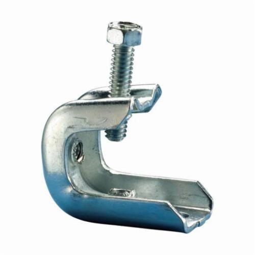 BC200nVent ERICO BC200 Beam Clamp, 1/4 in Rod, 1/2 in THK, 123 lb Load, Steel, Electro-Galvanized