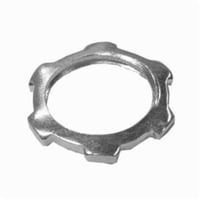 L-900Appleton® NEER™ L-900 L Series Standard Conduit Locknut, 3-1/2 in NPSL, For Use With Threaded Conduit/Connectors, Steel, Electro-Zinc Plated